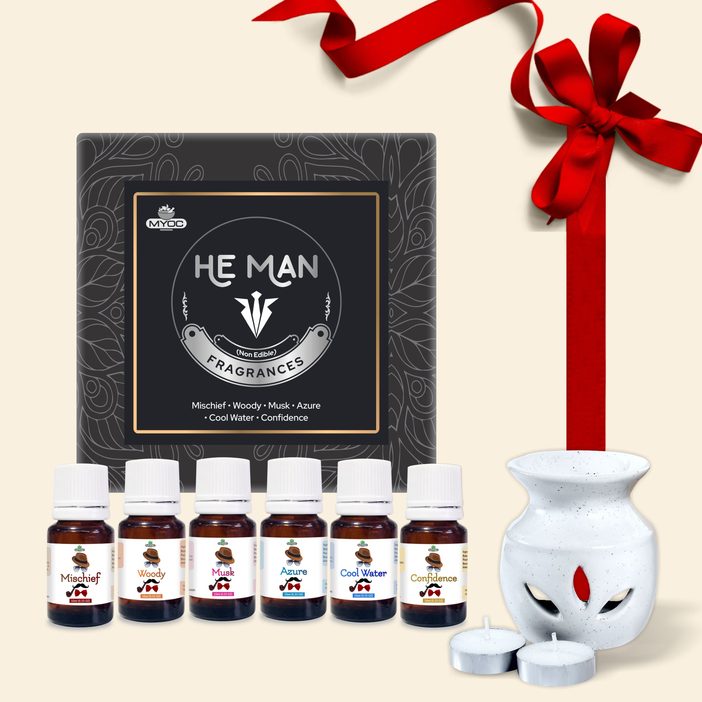 Salvia Gifts,Fragrances Oil Set,Aromatherapy Combo Aroma Diffuser Oils Set of 6 Gift Combo Kit